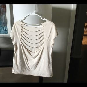 T shirt with fun/sexy back action